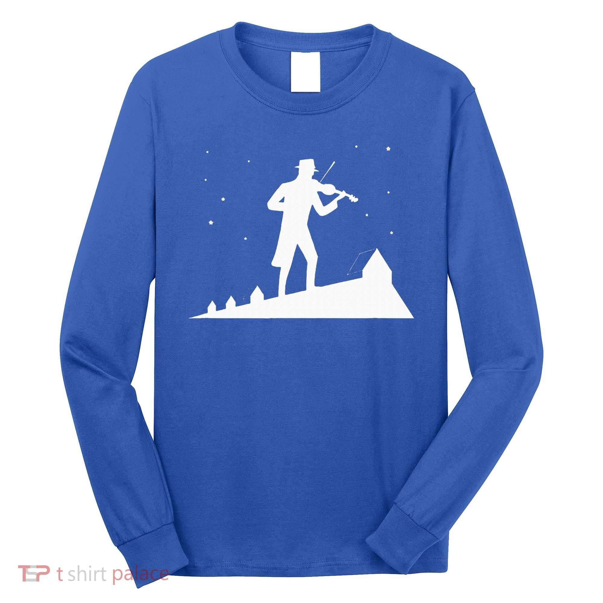 Fiddler On Roof Retro Musical Theater Broadway Theatre Long Sleeve Shirt