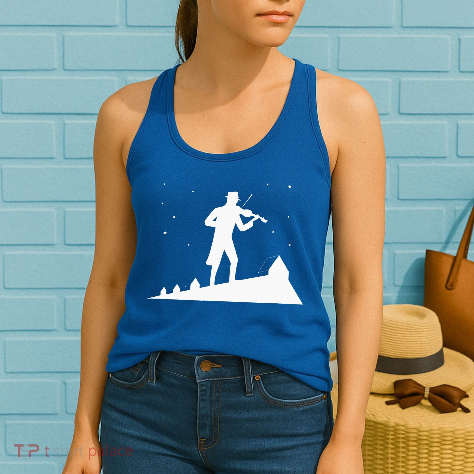 Fiddler On Roof Retro Musical Theater Broadway Theatre Women's Tank Top