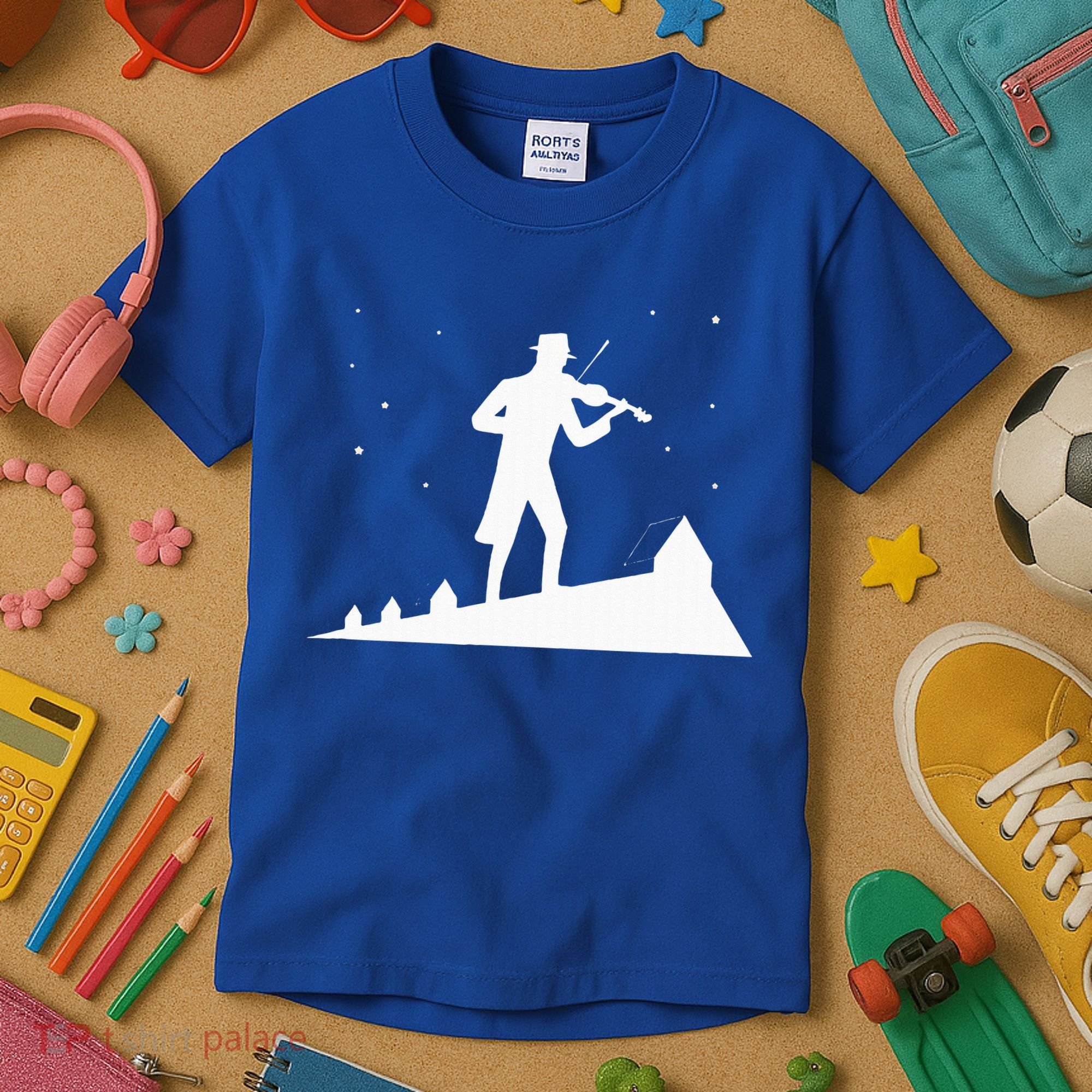 Fiddler On Roof Retro Musical Theater Broadway Theatre Kids T-Shirt