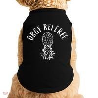 Funny Orgy Referee Upside Down Pineapple Swinger Doggie Tank thumb 0