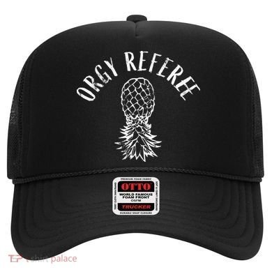 Funny Orgy Referee Upside Down Pineapple Swinger Hat