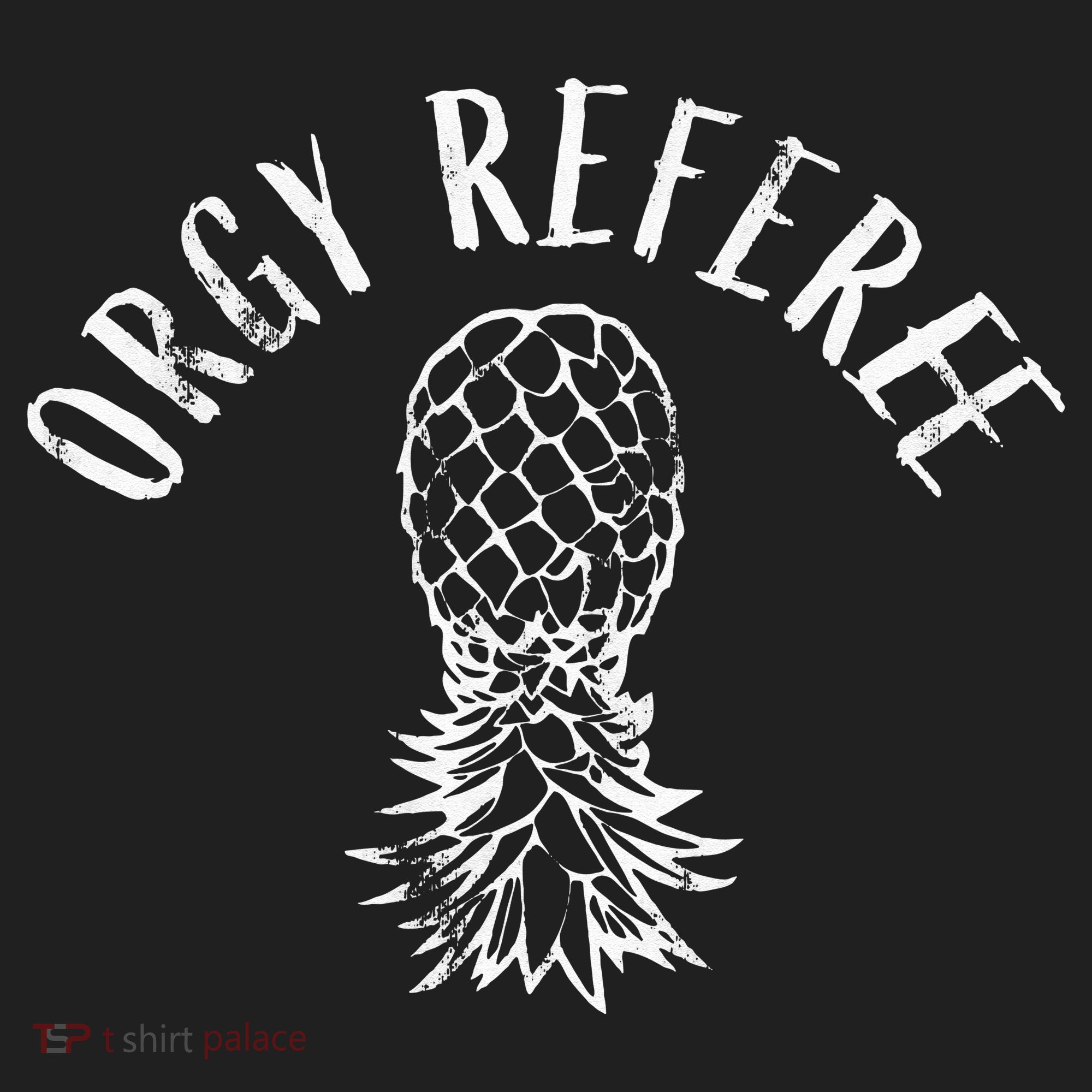Funny Orgy Referee Upside Down Pineapple Swinger Hat