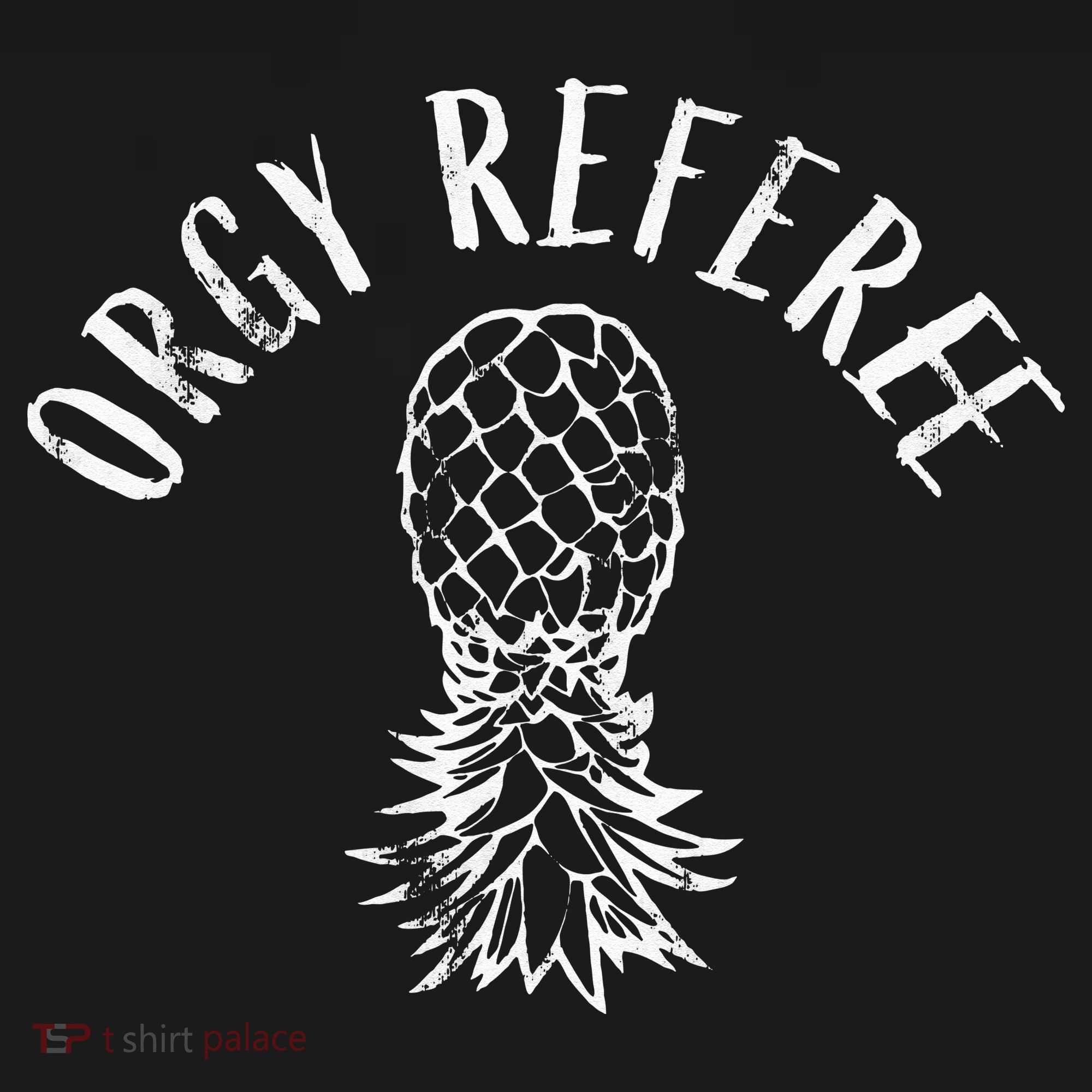 Funny Orgy Referee Upside Down Pineapple Swinger Tank Top
