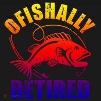 Fishing Ofishally Retired Gift Bucket Hat thumb 4