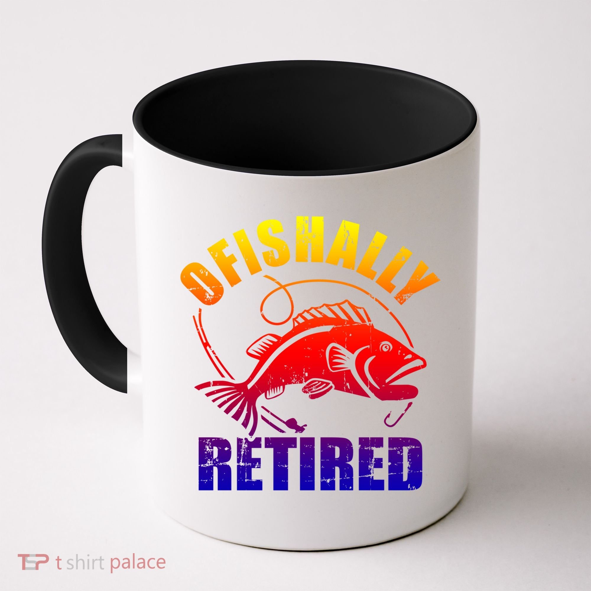 Fishing Ofishally Retired Gift Coffee Mug