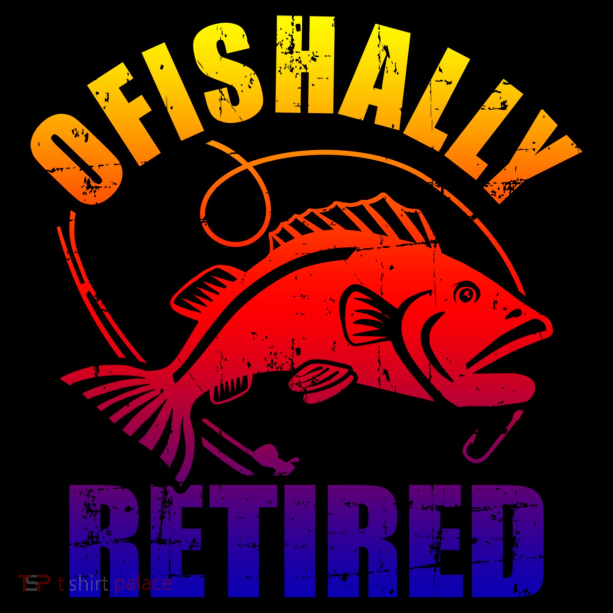 Fishing Ofishally Retired Gift Coffee Mug