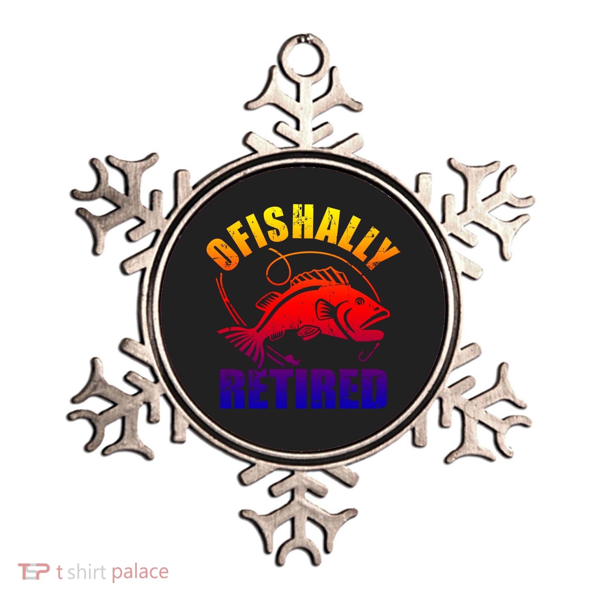 Fishing Ofishally Retired Gift Ornament