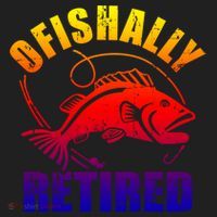 Fishing Ofishally Retired Gift Hat thumb 2