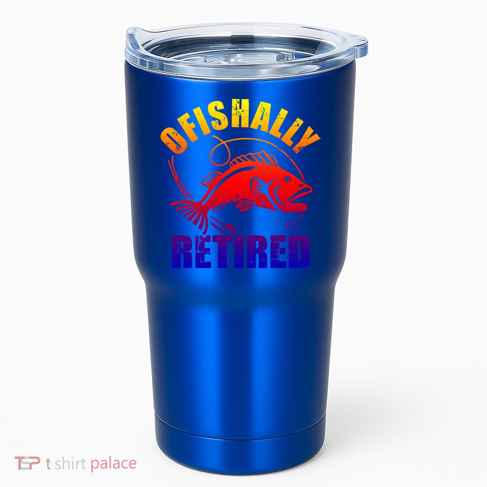 Fishing Ofishally Retired Gift Tumbler