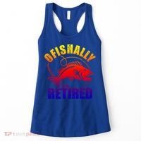 Fishing Ofishally Retired Gift Women's Tank Top thumb 0