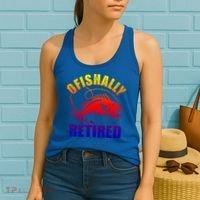 Fishing Ofishally Retired Gift Women's Tank Top thumb 2