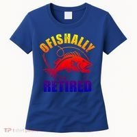 Fishing Ofishally Retired Gift Women's T-Shirt thumb 0