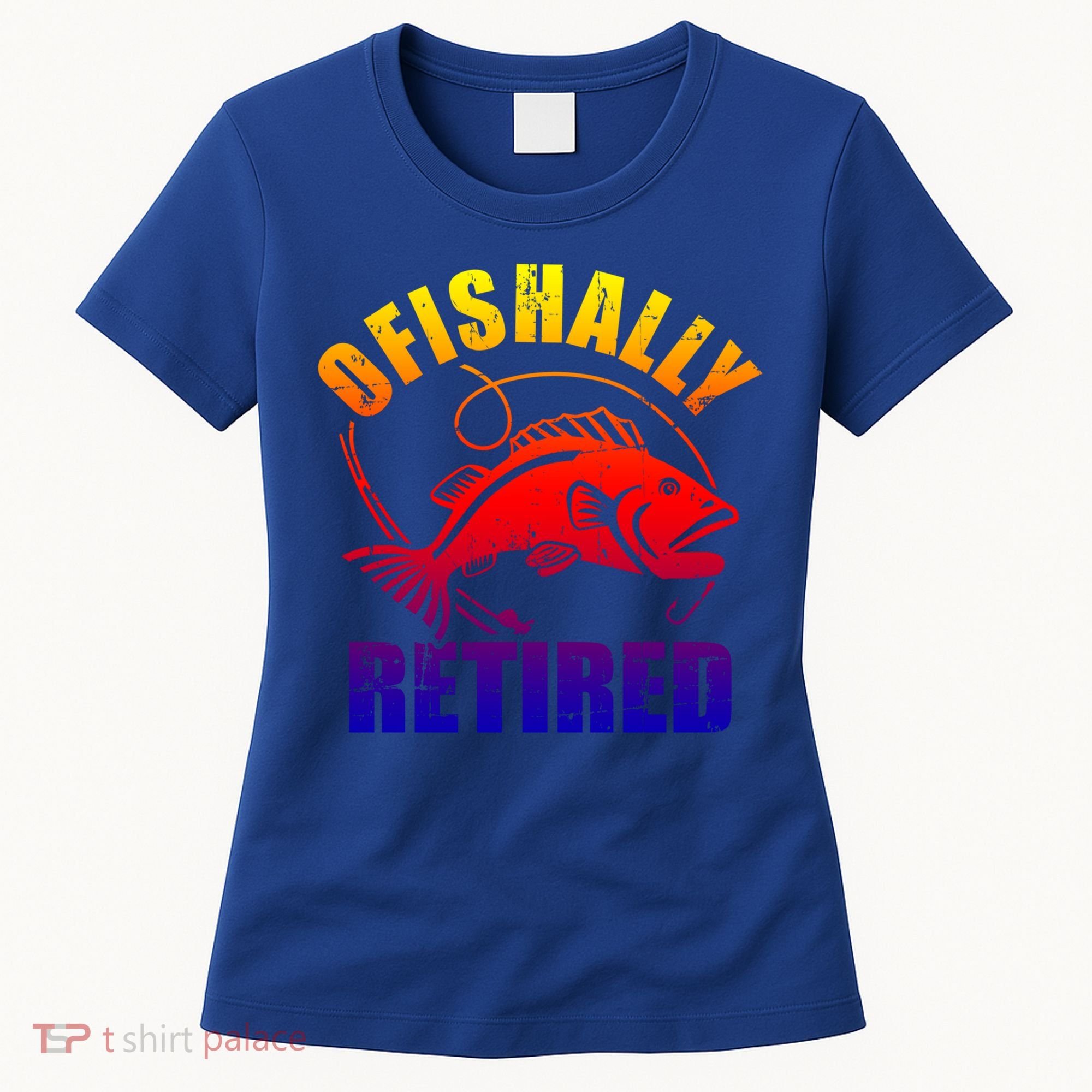 Fishing Ofishally Retired Gift Women's T-Shirt