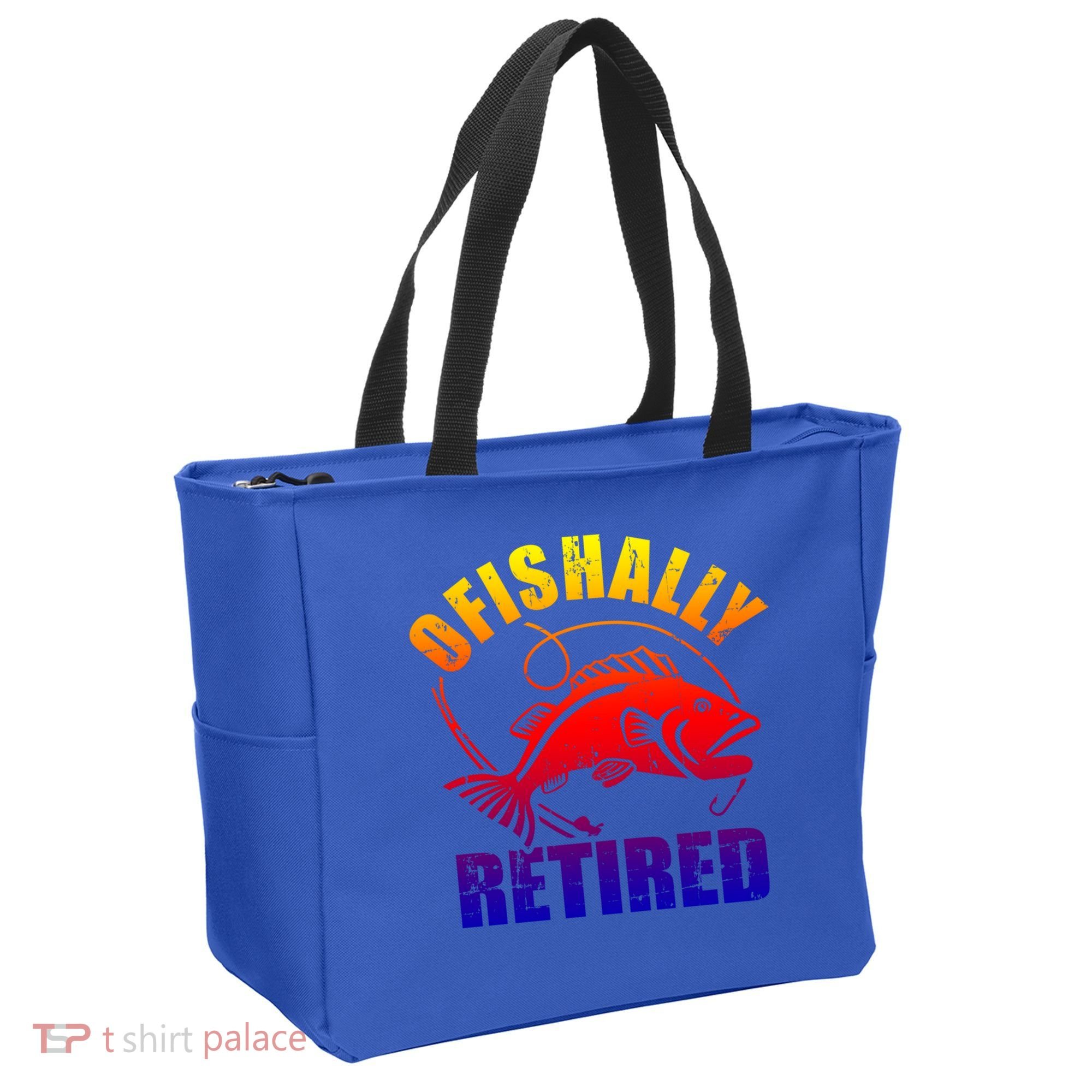 Fishing Ofishally Retired Gift Tote Bag