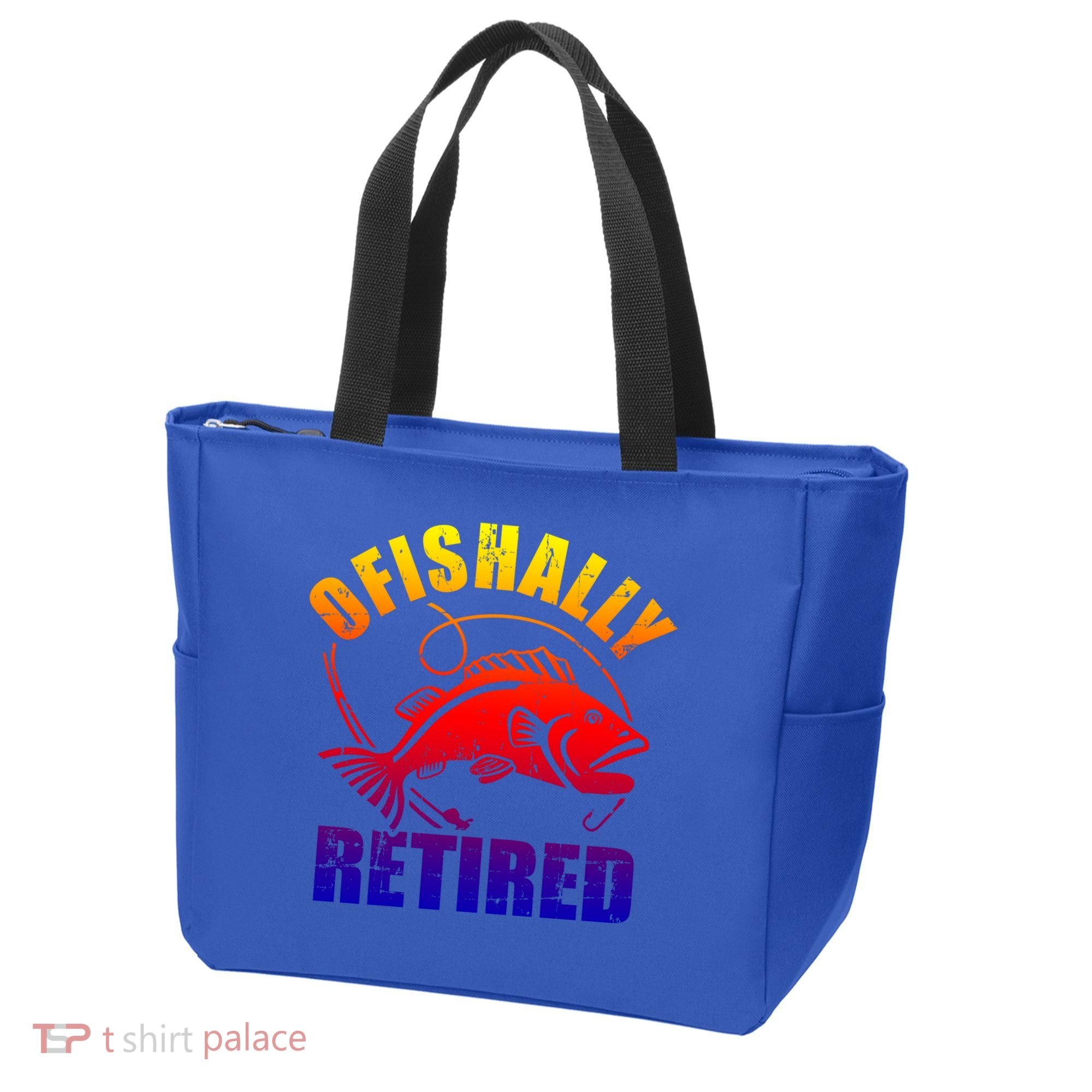 Fishing Ofishally Retired Gift Tote Bag