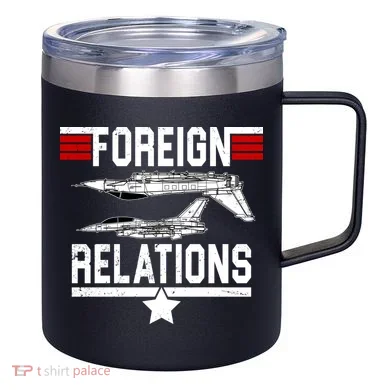 Foreign Relations 12oz Stainless Steel Coffee Mug