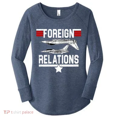 Foreign Relations Women's Perfect Tri Tunic Long Sleeve Shirt