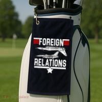 Foreign Relations Golf Towel thumb 2