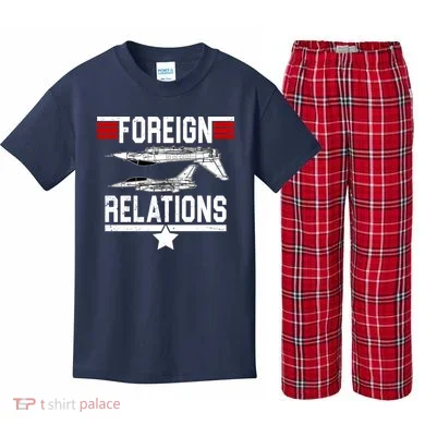 Foreign Relations Kids Plaid Pajama Set