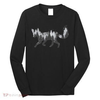 Forest Fox Animal Long Sleeve Shirt