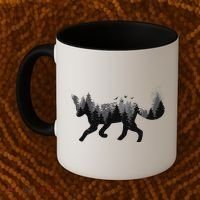 Forest Fox Animal Coffee Mug thumb 2