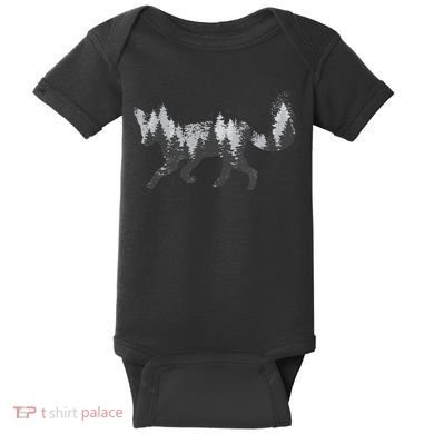 Forest Fox Animal Baby Bodysuit