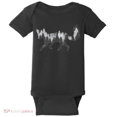 Forest Fox Animal Baby Bodysuit