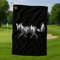 Forest Fox Animal Golf Towel thumb 1