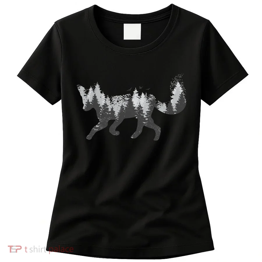 Forest Fox Animal Women's T-Shirt