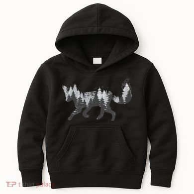 Forest Fox Animal Kids Hoodie