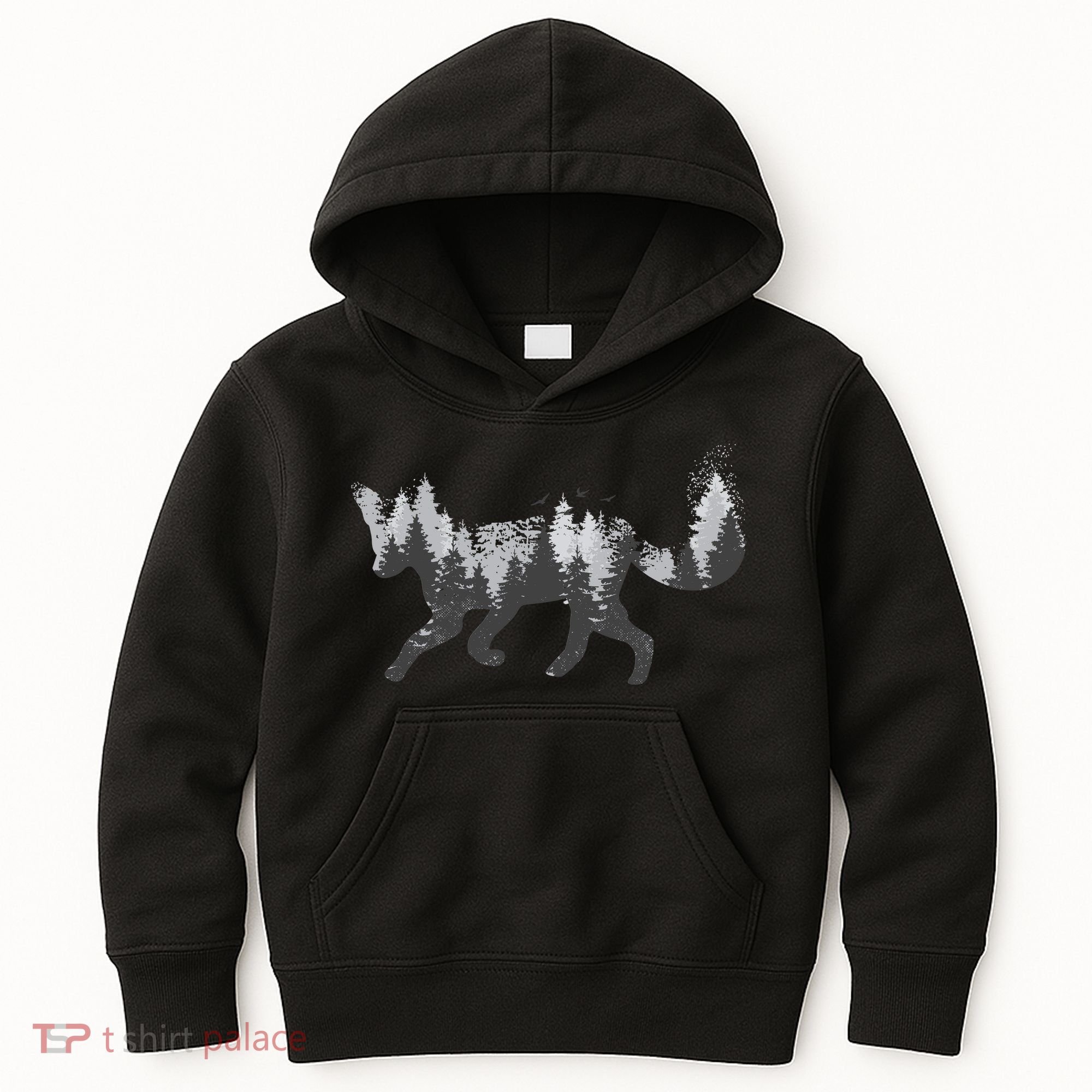 Forest Fox Animal Kids Hoodie