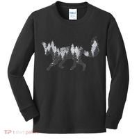 Forest Fox Animal Kids Long Sleeve Shirt thumb 0