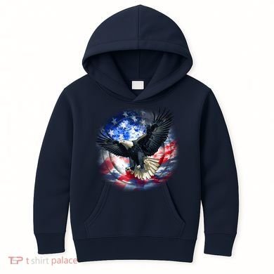 Forever Free United States Eagle Kids Hoodie