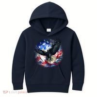 Forever Free United States Eagle Kids Hoodie thumb 0