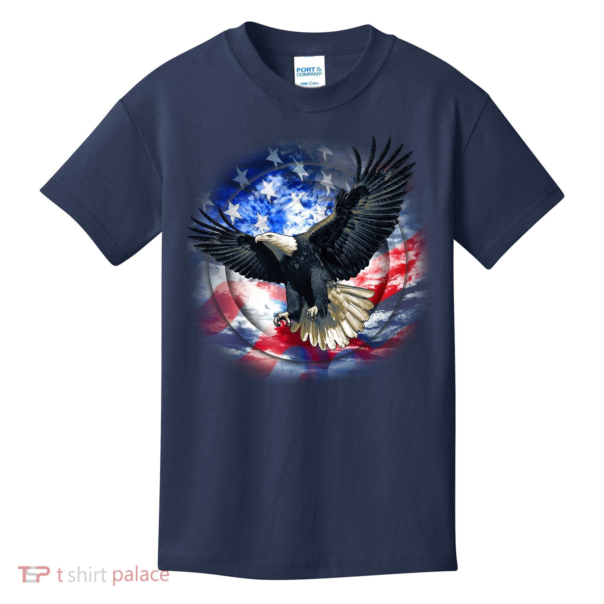 Forever Free United States Eagle Kids T-Shirt