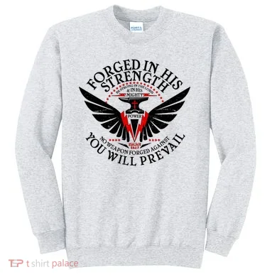 Forged In His Strength Sweatshirt