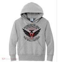 Forged In His Strength Kids Hoodie thumb 0