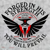 Forged In His Strength Kids Hoodie thumb 2