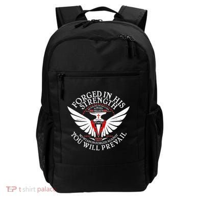 Forged In His Strength Backpack