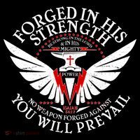 Forged In His Strength Polo thumb 3