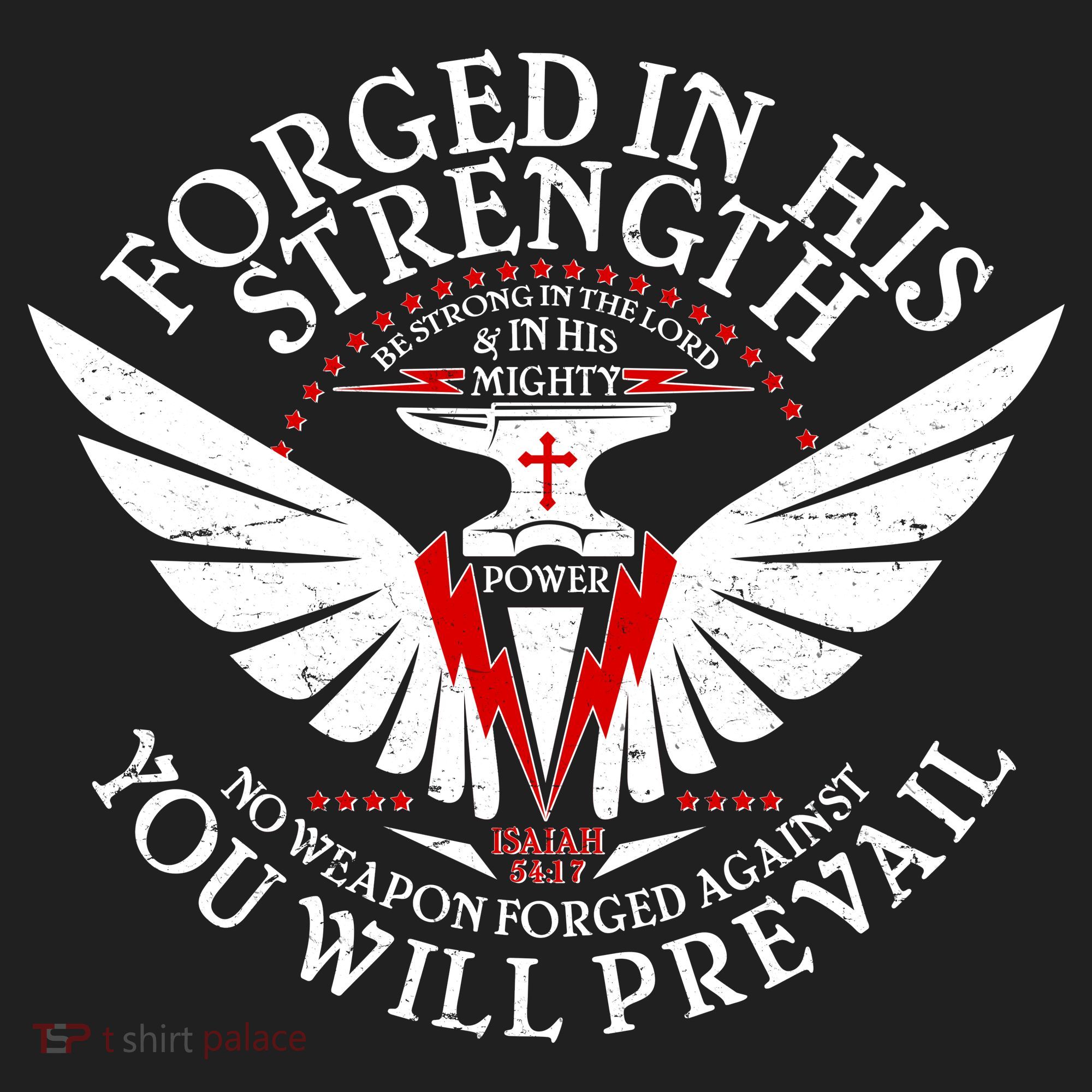 Forged In His Strength Tumbler