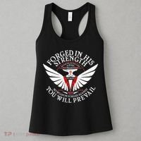 Forged In His Strength Women's Tank Top thumb 3