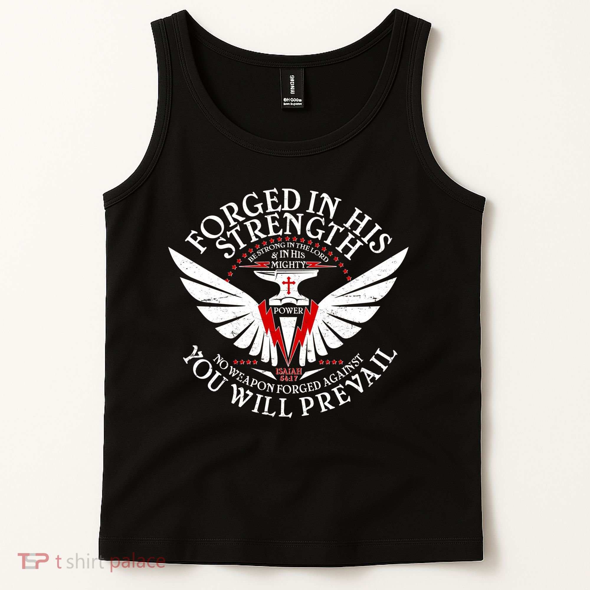 Forged In His Strength Tank Top