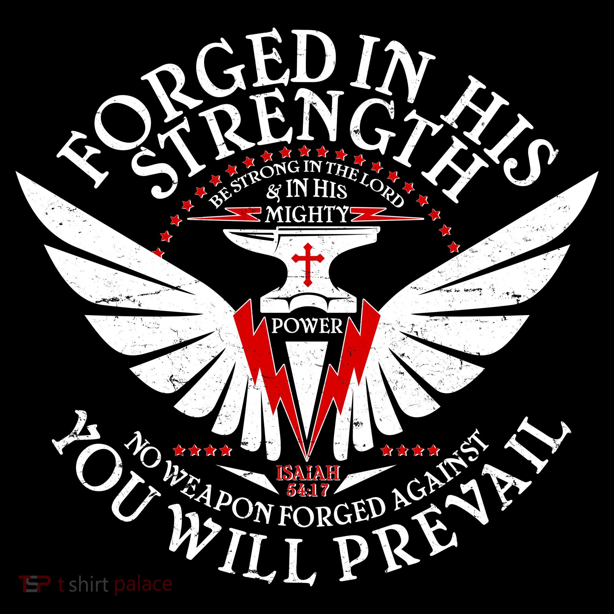Forged In His Strength Tank Top