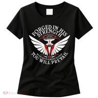 Forged In His Strength Women's T-Shirt thumb 0