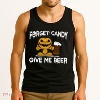 Forget Candy Give Me Beer Tank Top thumb 3