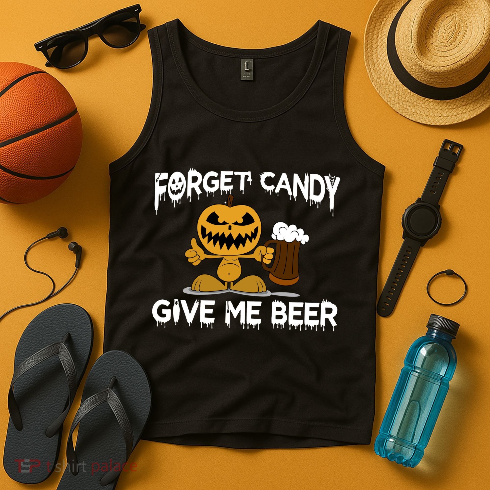 Forget Candy Give Me Beer Tank Top