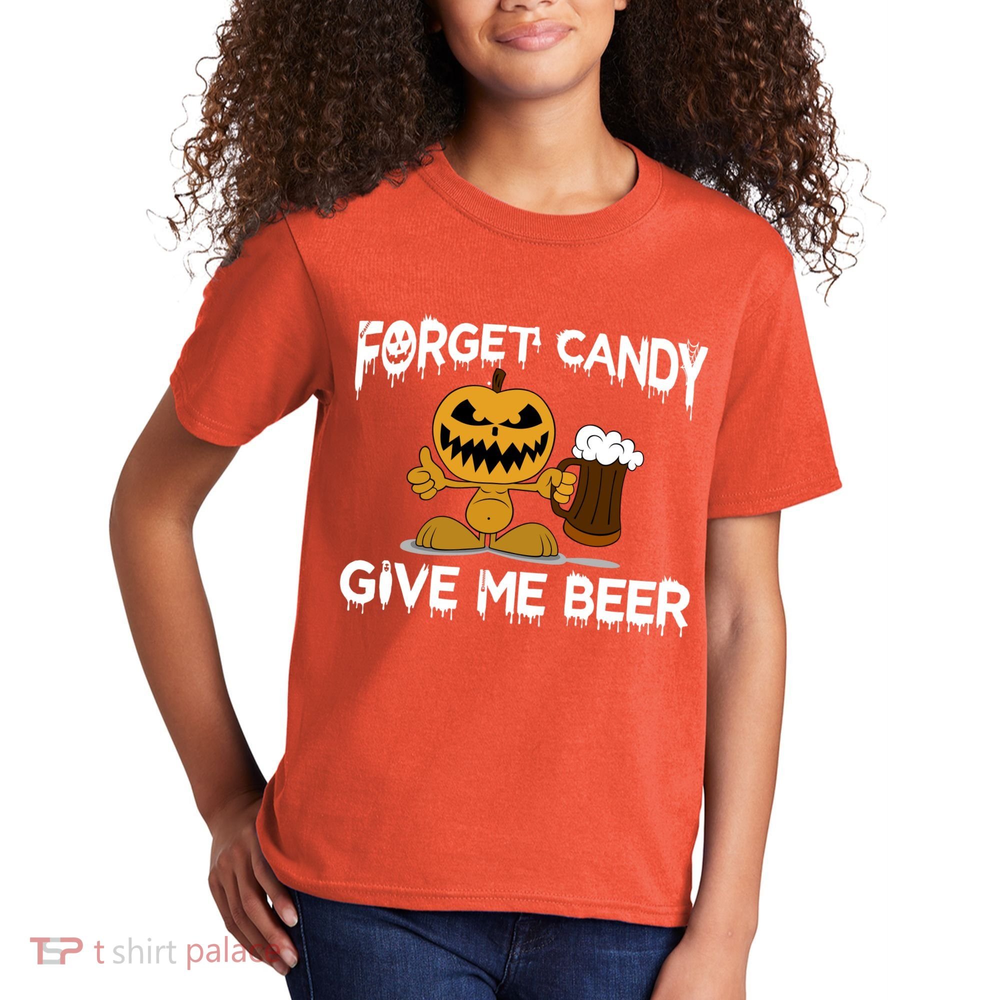 Forget Candy Give Me Beer Kids T-Shirt