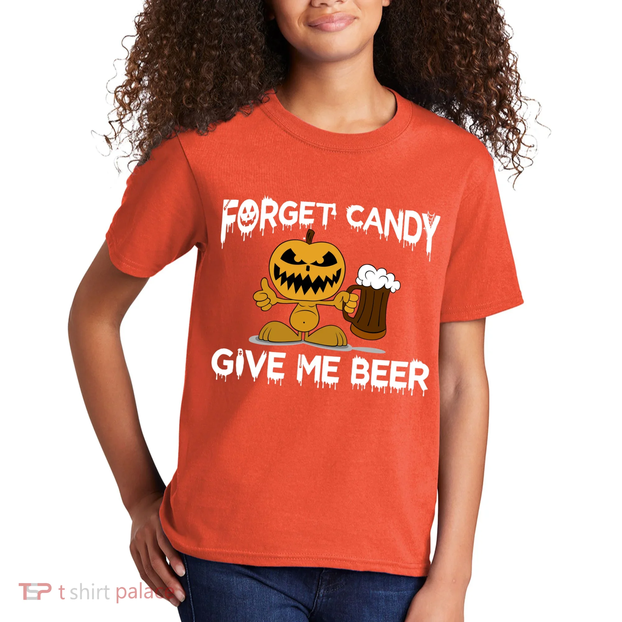 Forget Candy Give Me Beer Kids T-Shirt
