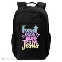 Forget Eggs Give Me Jesus Backpack thumb 0